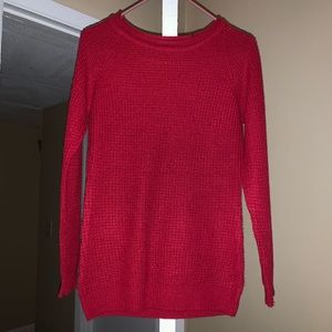 Small red sweater